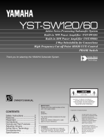Yamaha YSTSW-60-Owners-Manual